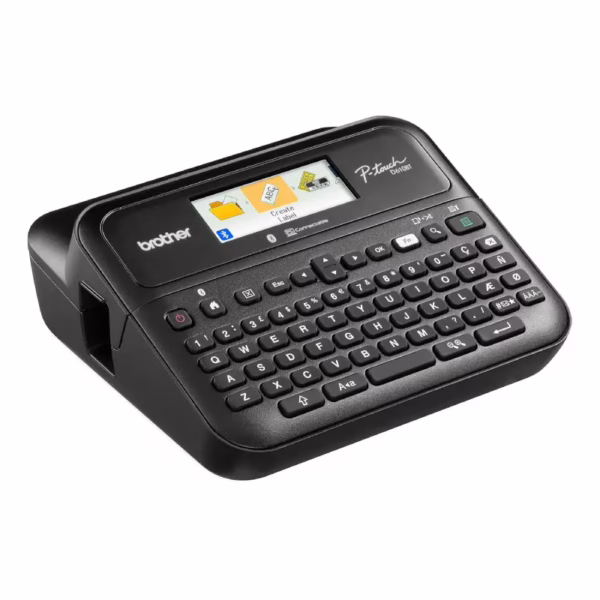 Brother PT-D610BT PC Connectable Label Printer with Color Display - Image 2