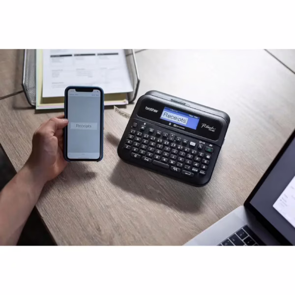 Brother PT-D610BT PC Connectable Label Printer with Color Display - Image 4