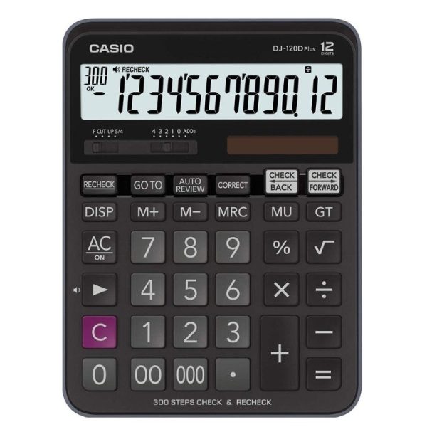 Casio DJ-120D Plus Calculator - Black