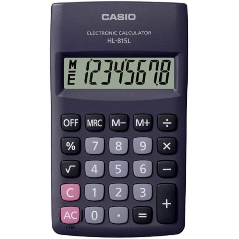 CASIO HL815BK CALC 1