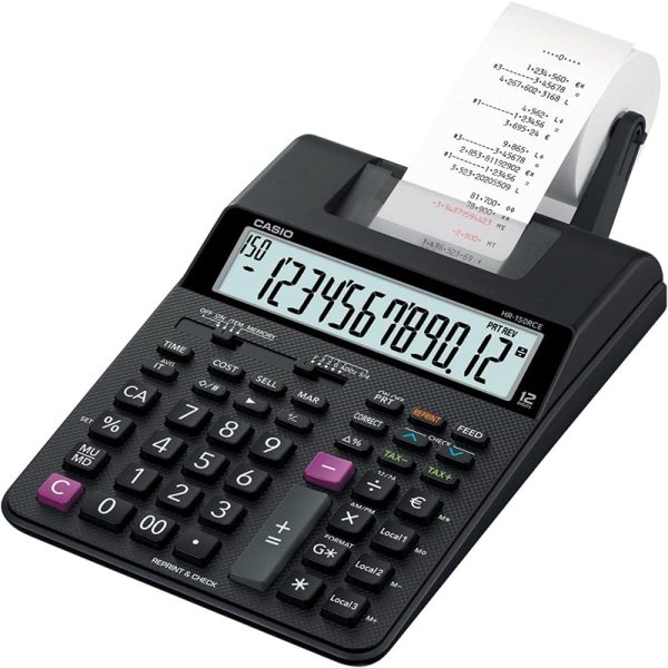 CASIO HR-150RC 12-Digit Printing Calculator - Image 2