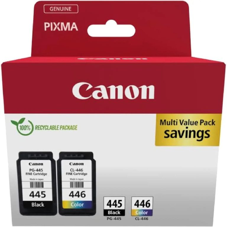 Canon PG445 and CL446 Combo Pack Ink Cartridges package view