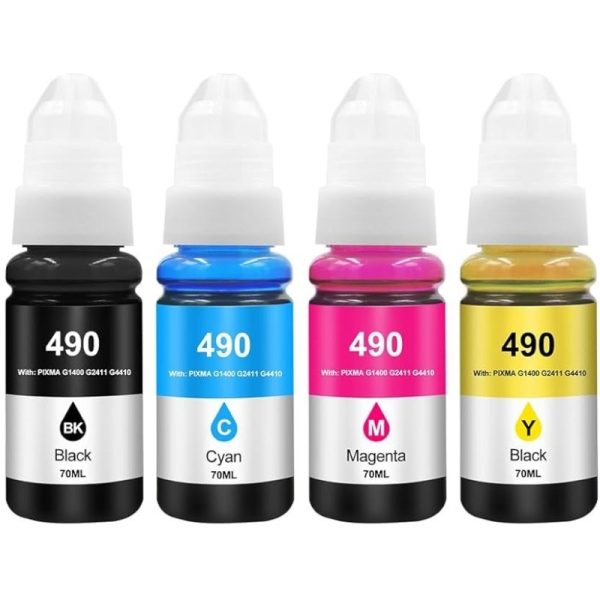 Canon GI-490 All colors Multipack Ink Bottles - Image 2