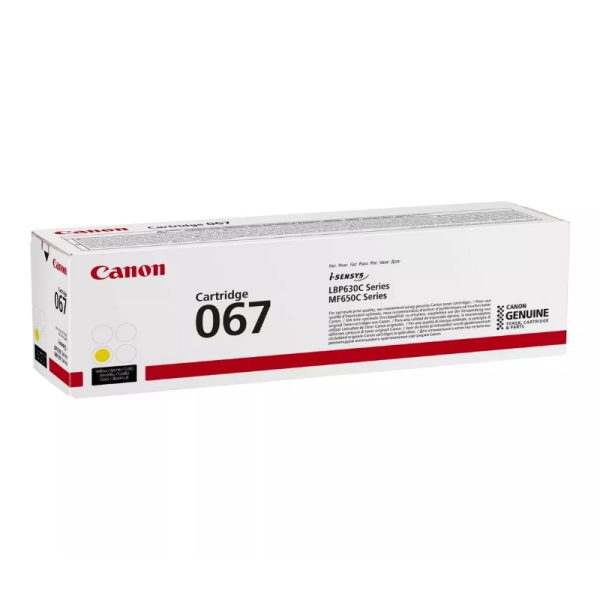 Canon 067 Yellow Genuine Toner Cartridge - Image 3