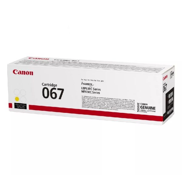 Canon 067 Yellow Genuine Toner Cartridge - Image 2