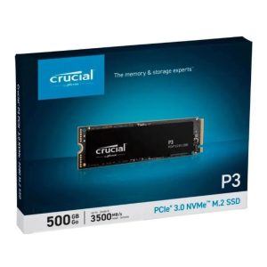 Crucial P3 500GB PCIe M.2 2280 Solid State Drive