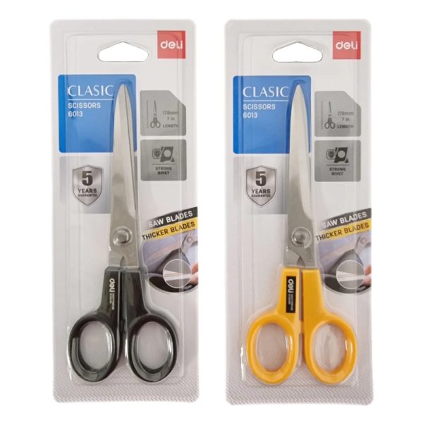 Deli E6013 Scissors - 178mm - Image 2