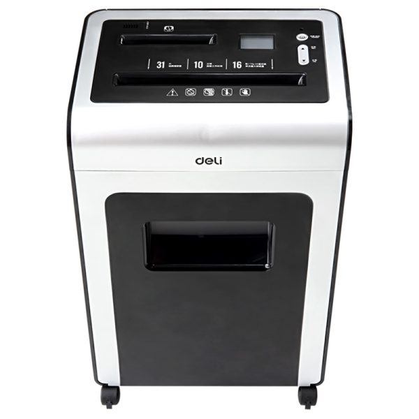 Deli E9917 Paper Shredder - Cross Cut, 16 Sheets, 31L Capacity - Image 2