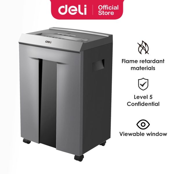 Deli ET096 Paper Shredding Machine - 30L , 16 Sheets - Image 2
