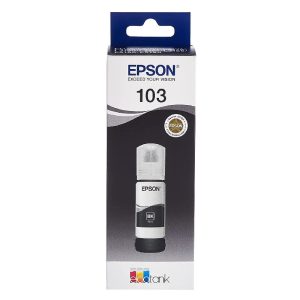 Epson 103 Ecotank Ink Bottle, Black - 65Ml
