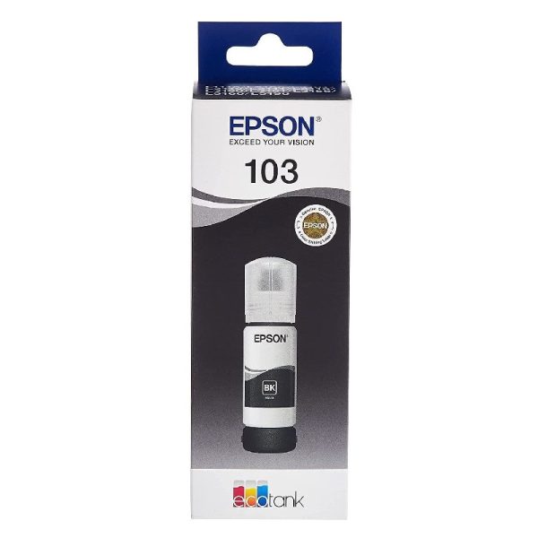 Epson 103 Ecotank Ink Bottle, Black - 65Ml