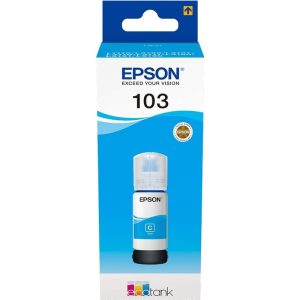 Epson 103 Ecotank Ink Bottle, Cyan - 65Ml