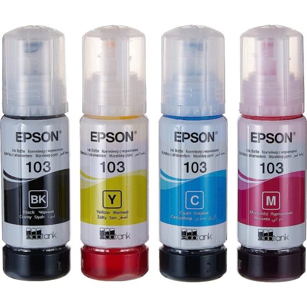 Epson 103 Ink EcoTank 4-colour Multipack, Black, Magenta, Cyan, Yellow - Image 2