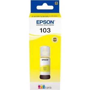 Epson 103 Ecotank Ink Bottle, Yellow - 65Ml