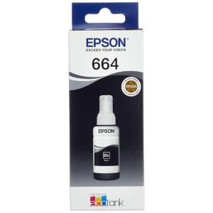 Epson 664 EcoTank Black Ink Bottle- T6641 - 70ml