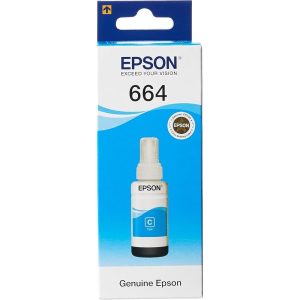 Epson 664 EcoTank Cyan Ink Bottle- T6642 - 70ml