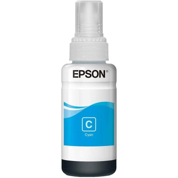 Epson 664 EcoTank Cyan Ink Bottle- T6642 - 70ml - Image 2