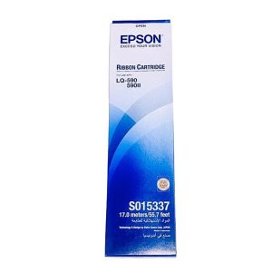 Epson Black Fabric Ribbon Cartridge LQ-590 (S015337)
