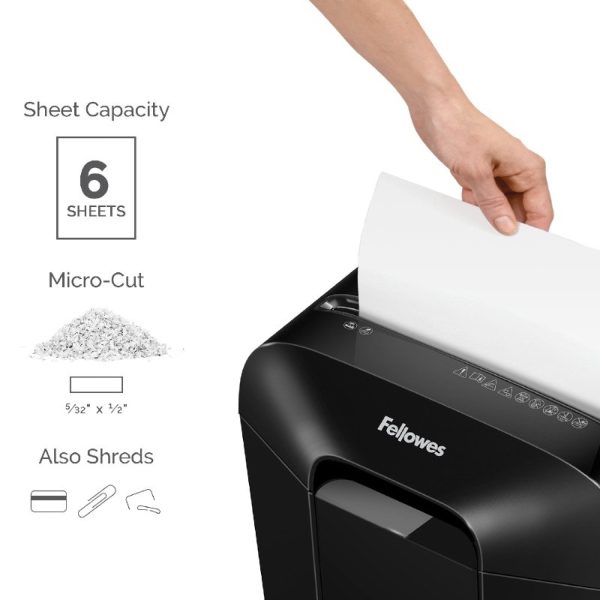 Fellowes Powershred LX25 Cross Cut Shredder - Image 2