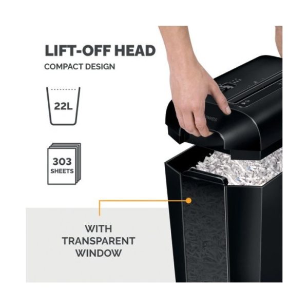 Fellowes Powershred LX65 Cross Cut Small Office / Home Office Shredder - Image 2