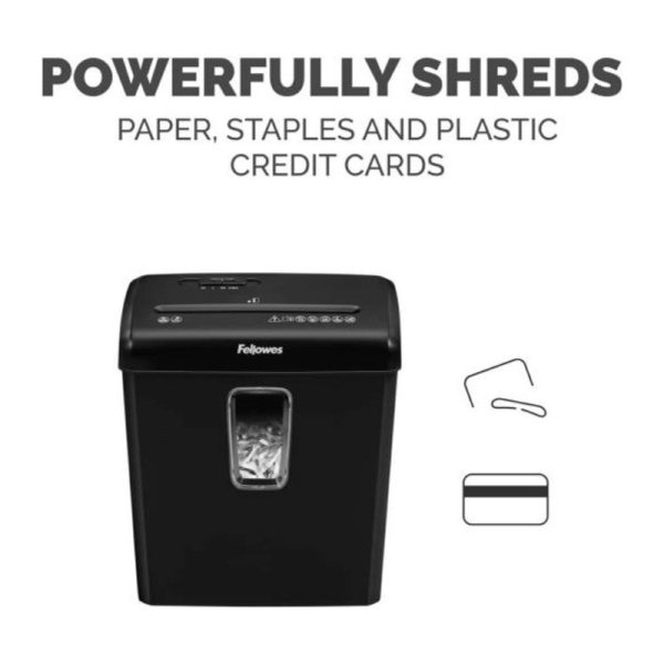 Fellowes Powershred P-30C Cross-Cut Shredder - Black - Image 3