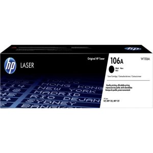 HP 106A Black Original Laser Toner Cartridge - W1106A