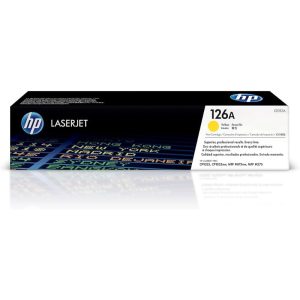 HP 126A Yellow LaserJet Toner Cartridge-CE312A