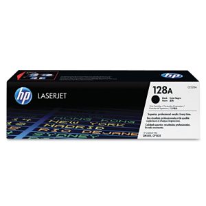 HP 128A Black LaserJet Toner Cartridge-CE320A