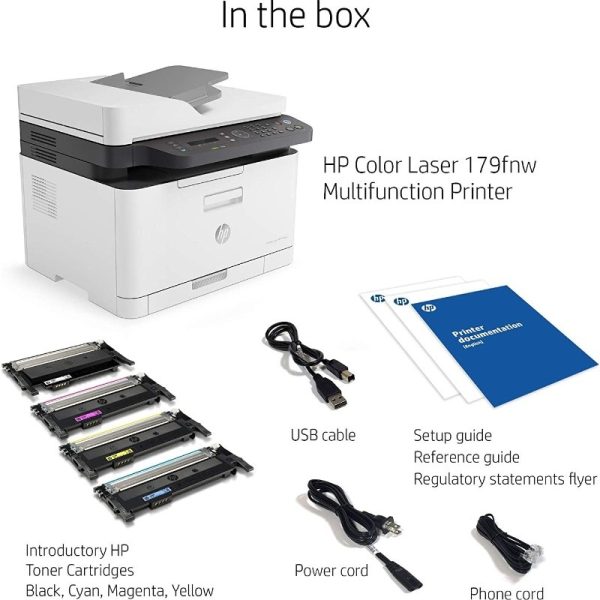 HP Color LaserJet MFP 179fnw Printer - Print, Scan, Copy, Fax, Wi-Fi - Image 5