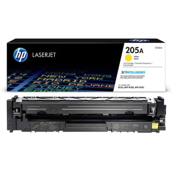 HP 205A Yellow LaserJet Toner Cartridge-CF532A