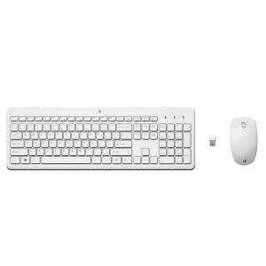 HP 230 Wireless Keyboard and Mouse Combo - White Color