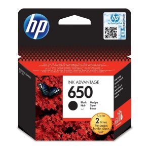 HP 650 Black Original Ink Advantage Cartridge-CZ101AE