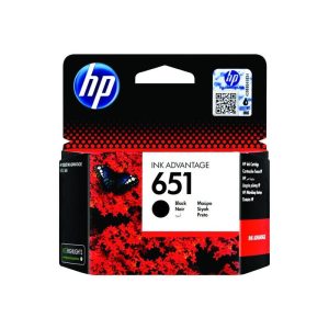 HP 651 Black Original Ink Advantage Cartridge-C2P10AE