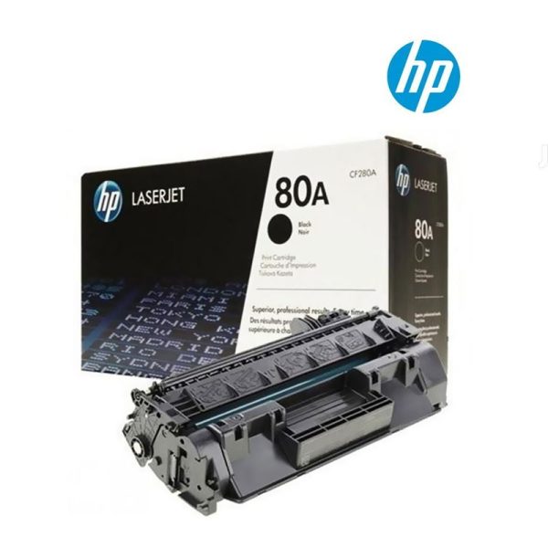 HP 80A Black Original LaserJet Toner Cartridge, CF280A - Image 2