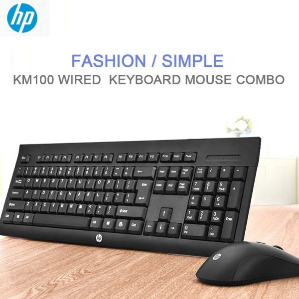 HP KM100 Wired USB Mouse & Keyboard Combo - Image 5