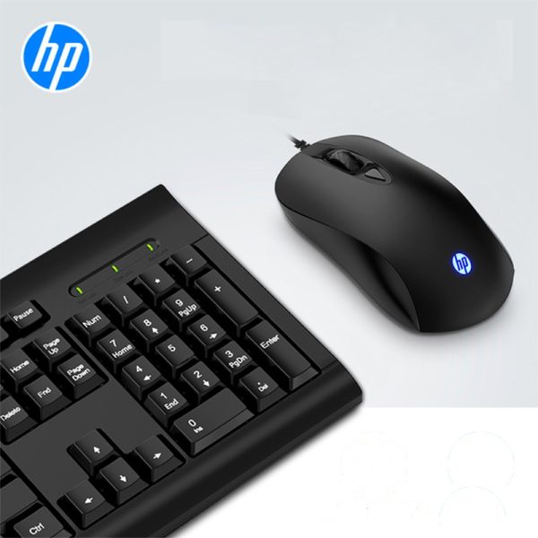 HP KM100 Wired USB Mouse & Keyboard Combo - Image 2