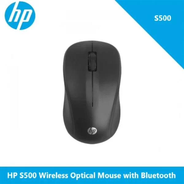 HP S500 Wireless Optical Mouse, Black - Image 2