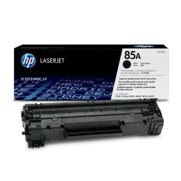 HP 85A Black Original LaserJet Toner Cartridge, CE285A - Image 2