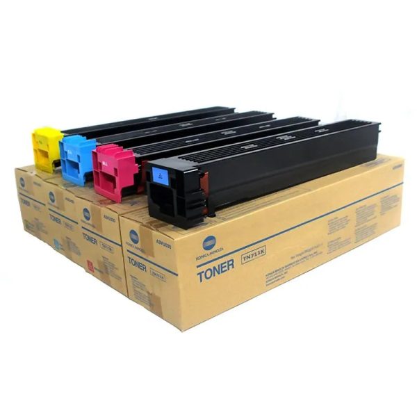 Konica Minolta Bizhub TN711 Toner Cartridge Set
