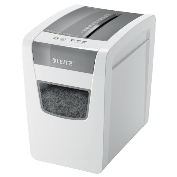 Leitz IQ Slim Home Office Cross Cut Paper Shredder-P4