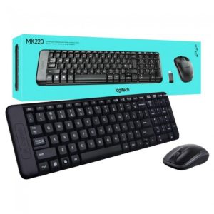Logitech MK220 Wireless Keyboard and Mouse Combo Pack
