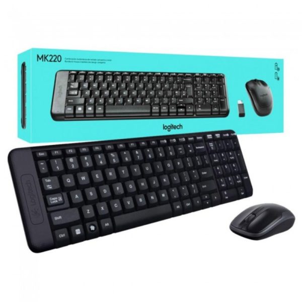 Logitech MK220 Wireless Keyboard and Mouse Combo Pack