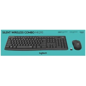 Logitech MK295 Silent Wireless Keyboard and Mouse Combo Pack