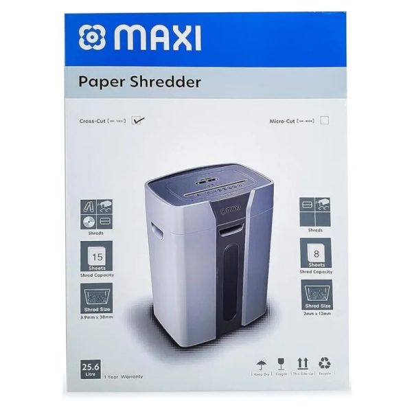 Maxi DM-150C Cross Cut Shredder - Image 3