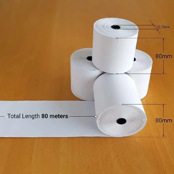 MAXI 80X80mm Thermal Paper Rolls - 50 rolls Box - Image 3