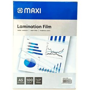 Maxi A5 Lamination Film - 125 Micron, 100 Sheets