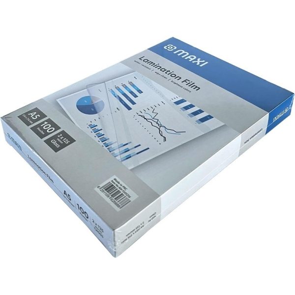 Maxi A5 Lamination Film - 125 Micron, 100 Sheets - Image 2