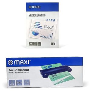 Maxi A4 Laminator + Lamination Pouch 125mic 100pcs