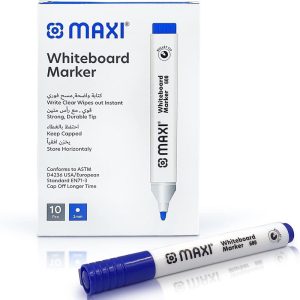 Maxi White Board Marker Bullet Tip-Blue