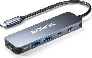 Mowsil USB TYPE-C Hub 5 IN 1 Adapter
